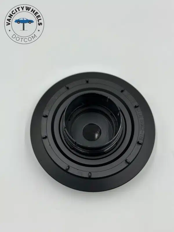 Mercedes Hub Caps A0004001100 (Set of 4) - Matte Black Finish - Image 4