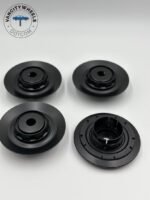 Mercedes Hub Caps A0004001100 (Set of 4) - Matte Black Finish - Image 3
