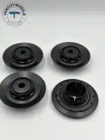 Mercedes Hub Caps A0004001100 (Set of 4) - Matte Black Finish - Image 3