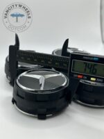 Mercedes Black Center Cap Set of 4 – 75mm Alloy Fitment - Image 4