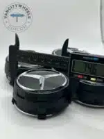 Mercedes Black Center Cap Set of 4 – 75mm Alloy Fitment - Image 4