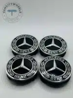 75mm Alloy Wheel Hub Caps for Mercedes Benz