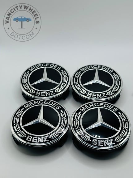 75mm Alloy Wheel Hub Caps for Mercedes Benz