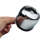 4pcs Set 85mm Snap On Chrome Push Through Wheel Center Cap – C-A32 - Image 4