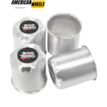 4pcs 3.27in Aluminum Push Through Center Caps for 3.27in Bore 3.66'' Height - 20260017SV=[74301SV+20971]x4 - Image 2
