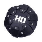 4pcs Set 177.8mm Snap On Matte Black ABS Wheel Center Caps No Logo – C611901 - Image 3