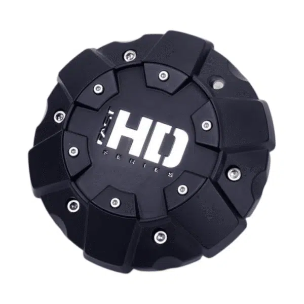 4pcs Set 177.8mm Snap On Matte Black ABS Wheel Center Caps No Logo – C611901 - Image 3