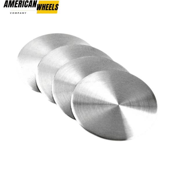 50mm 1.97in Wheel Center Cap Aluminum Stickers Car Decoration Stickers 4pcs - 20213707 - Image 3