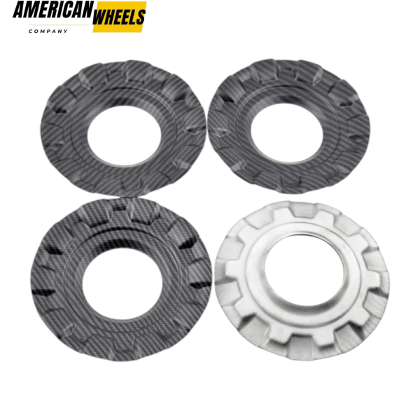 163mm (6.42in) BBS RG II RS II Wheel Center Rim Caps Replacement #09.24.187 4pcs - 20214672BK / SV / CH / CF - Image 18