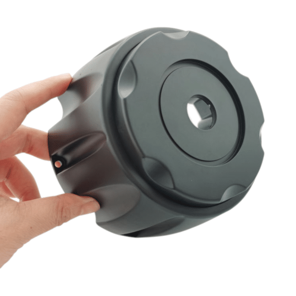 4pcs Set 128mm Snap On CB 110 Off Road No Logo Black Wheel Center Caps – C-835 - Image 2