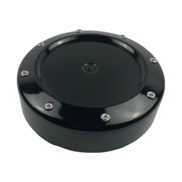 4pcs Set Gloss Black Snap On Offroad Wheel Center Caps – C813603 - Image 3