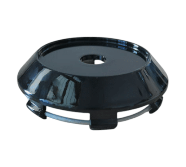 4pcs Set 70mm Snap On Black Wheel Center Caps – C123201 - Image 3