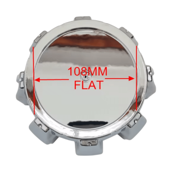 4pcs Set 168.3mm Snap On Black 8 Lug No Logo Wheel Center Cap – C612104 / C1080204 - Image 6