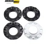 163mm (6.42in) BBS RG II RS II Wheel Center Rim Caps Replacement #09.24.187 4pcs - 20214672BK / SV / CH / CF - Image 4