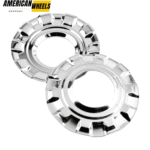 163mm (6.42in) BBS RG II RS II Wheel Center Rim Caps Replacement #09.24.187 4pcs - 20214672BK / SV / CH / CF - Image 7