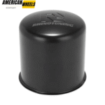 4.25in Stainless Push Thru Wheel Center Rim Caps for 4.25in Trailer Bore 4.33in Height - 20274365 - Image 3