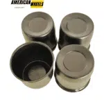 5.15in Aluminum Push Through Center Caps for 5.15" Bore 4.53" Tall Trailer Hub Cap - 20274504