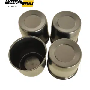 5.15in Aluminum Push Through Center Caps for 5.15" Bore 4.53" Tall Trailer Hub Cap - 20274504