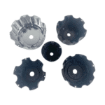 4pcs Set 85 / 128 / 153mm Snap On Black Custom Offroad Wheel Center Caps – C-835 / C-835-1 / C-835-2 / C-835-3 / C-835-4 - Image 2