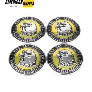 4pcs for 57mm Wheel Center Cap Decals for Cars Personalized Stickers Automotive Decal - 20270026