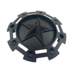 4pcs Set 180mm Snap On Star Logo Matte Black Offroad Wheel Center Caps – C567901 - Image 4