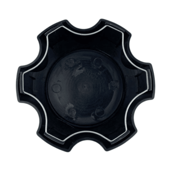 4pcs Set 6 Lug 110mm Snap On Black Wheel Rim Center Caps with Wire Ring No Logo – C-1008-2 - Image 3