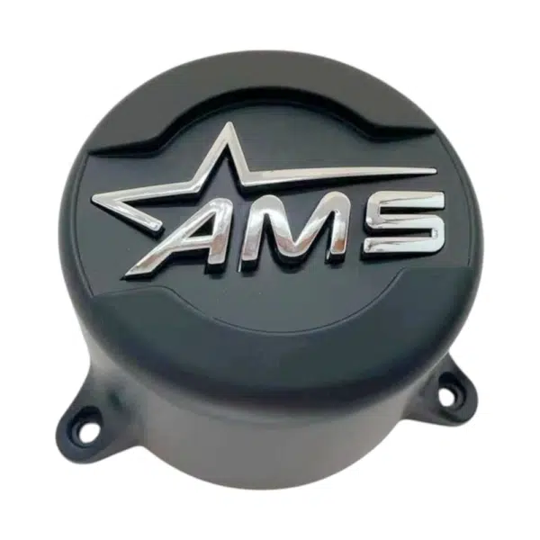 4pcs Set 152mm Snap On 5×150 AMS Matte Black Wheel Center Caps – AMS 368 - Image 3