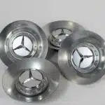 Mercedes S-Class W205 W213 W218 Wheel Center Cap-Takeoff Silver-Set of 4 -164mm