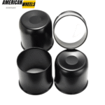 4.9in 2 Open 2 Closed Stainless Push Through Center Hub Caps for 4.9in Trailer Truck Bore - 20274373=[20274359+20274358]x2 - Image 3