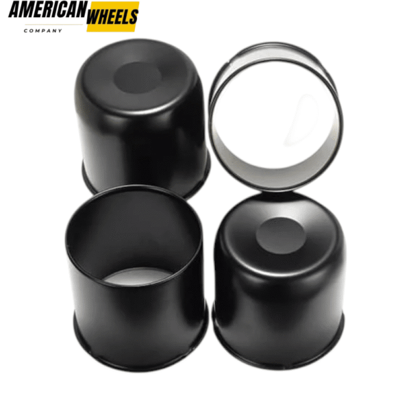 4.9in 2 Open 2 Closed Stainless Push Through Center Hub Caps for 4.9in Trailer Truck Bore - 20274373=[20274359+20274358]x2 - Image 3