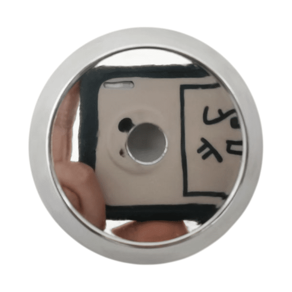 4pcs Set 65mm Snap On Chrome 6 Lugs No Logo Wheel Center Cap – C-023-1 - Image 3