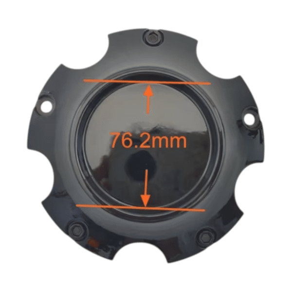 4pcs Set 149mm Snap On 5×150 Black Wheel Center Caps – C-A67-6 - Image 8