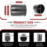 5.15in Push-Through Trailer Center Hub Cap for Aftermarket Truck RV Camper Rim 6.36' Tall - 20274221MB - Image 5