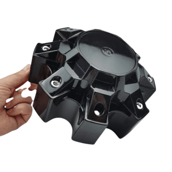 4pcs Set 174.6mm Snap On Gloss Black Wheel Center Caps No Logo – 2173L175-8H - Image 5