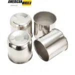 4.9in 2 Open 2 Closed Stainless Push Through Center Hub Caps for 4.9in Trailer Truck Bore - 20274373=[20274359+20274358]x2 - Image 2