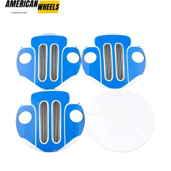 64mm Aluminum Decals for Wheel Center Cap with BMW 303 Front Face Pattern Auto Sticker 4pc - 20270006 - Image 2