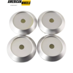 Akita Aftermarket Wheel Center Caps Replacement Base 70mm 4pcs #C123201B - 20213662