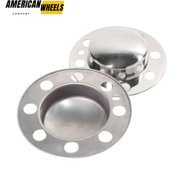 5.15in Front Dually Eagle Alloys 8 Lug Center Caps for 8x6.5 and 8x170 Bolt Wheel#3108-06 - 20274355CH - Image 2