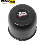 RhinoTuning 4.88in Push Thru Center Caps for 4.88in Bore 4.25in Tall Trailer Center Holes - 20260019BK[74167BK+20970] - Image 3