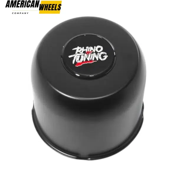 RhinoTuning 4.88in Push Thru Center Caps for 4.88in Bore 4.25in Tall Trailer Center Holes - 20260019BK[74167BK+20970] - Image 3