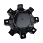 4pcs Set 174.6mm Snap On Gloss Black Wheel Center Caps No Logo – 2173L175-8H - Image 4