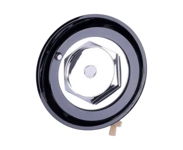 4pcs Set 151.8mm Snap On Black + Chrome Wheel Center Hub Caps – C013001 - Image 4