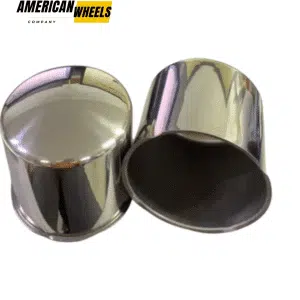 Stainless 4.9in Push Through Center Caps Curved Dome for 4.9in Bore 4.46in Tall - 20274376