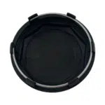 4pcs Set 76mm Hex Shape Blank Snap On Black Wheel Center Caps – C-A91-1 - Image 4