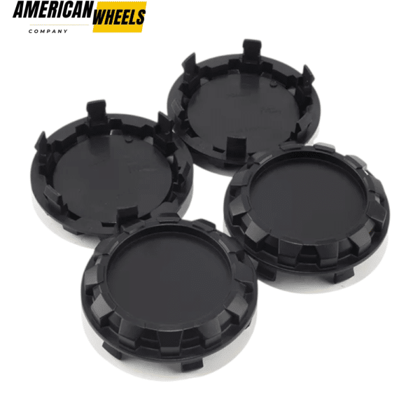 4pcs 83mm Matte Black Center Hub Caps for Chevy Avalanche GMC Sierra Cybertruck - 20214666MB - Image 2