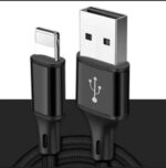 2.4A Nylon Braided iPhone Charging Cable (1m) - Fast Data Sync - Image 9