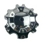 4pcs Set 135mm Snap On Chrome Offroad Wheel Center Caps – C-665-4 - Image 3