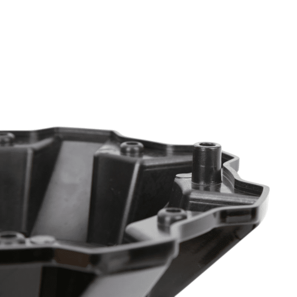 4pcs Set 208.5mm Snap On Offroad Plastic Wheel Center Caps Matte Black with Chrome Logo – C-052-3 - Image 5