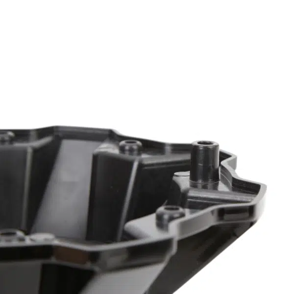 4pcs Set 208.5mm Snap On Offroad Plastic Wheel Center Caps Matte Black with Chrome Logo – C-052-3 - Image 5