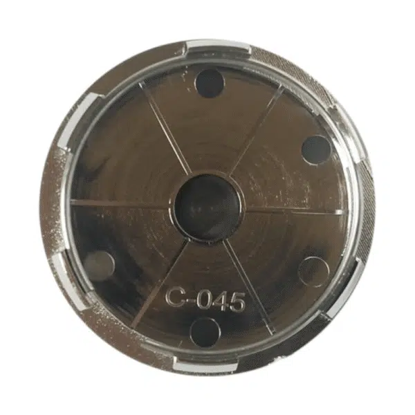 4pcs Set 68mm Snap On Black Chrome Wheel Center Caps 6 Lug No Logo – C-045 - Image 4